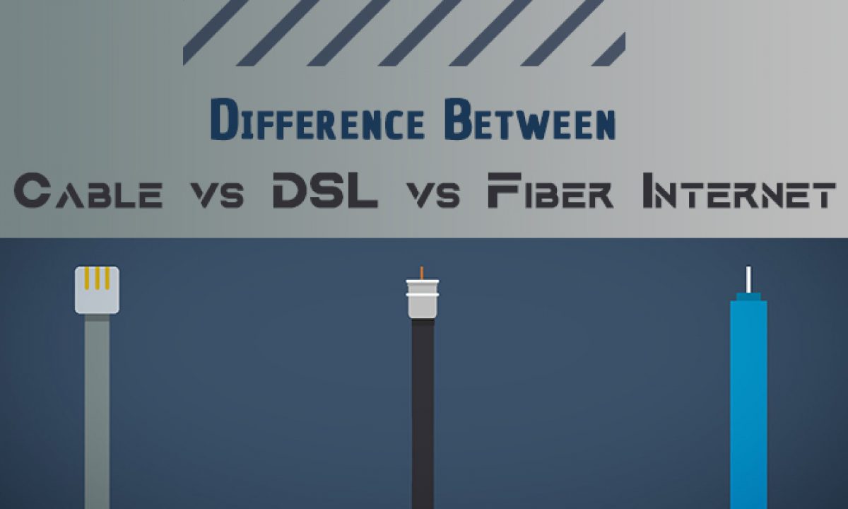 What’s the Difference Between DSL, Cable, and Fiber Internet?